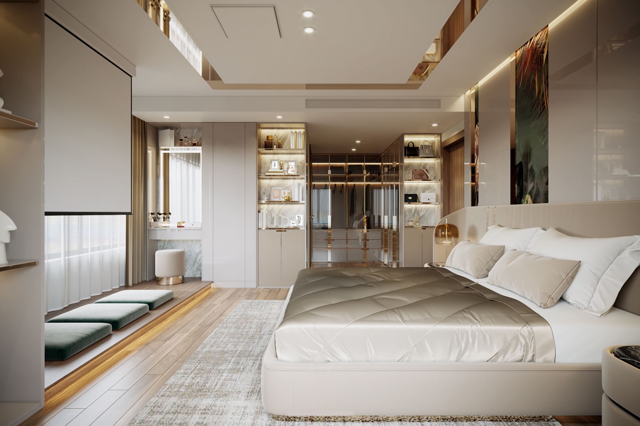 Từng không gian tại Kiều by KITA được chủ đầu tư chăm chút vì sự tiện nghi và thoải mái của chủ nhân căn hộ