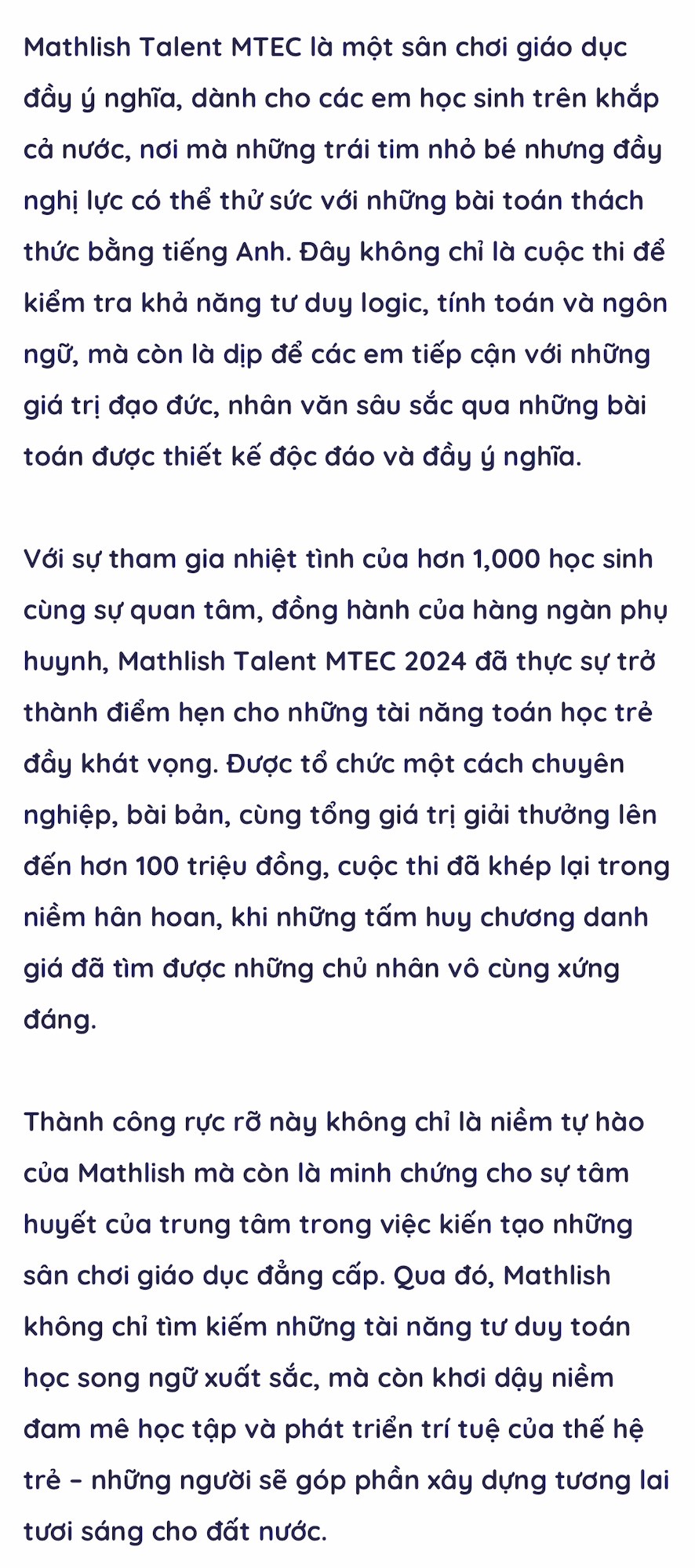 Học Toán Tiếng Anh Mathlish - hành trình 10 năm lan tỏa tri thức - 11