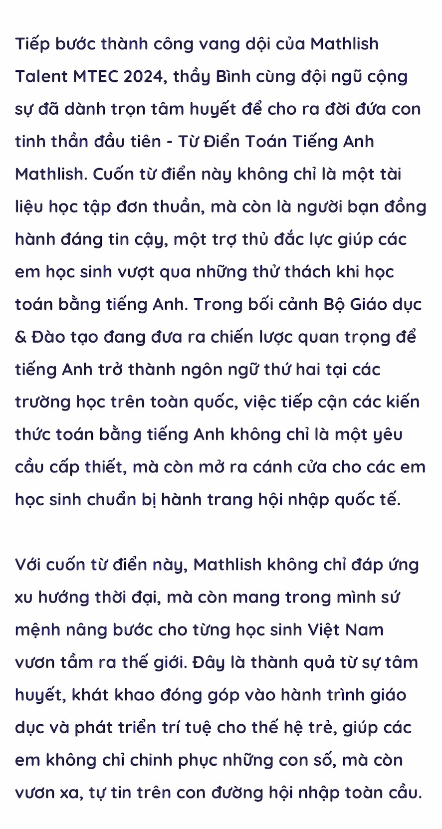 Học Toán Tiếng Anh Mathlish - hành trình 10 năm lan tỏa tri thức - 16