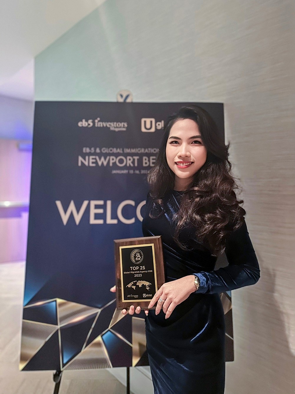 Hoàng Diệp Trúc được vinh danh TOP 25 CEOs di trú toàn cầu nhiều năm liên tiếp