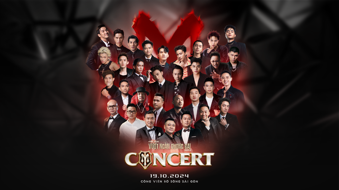 Dàn line-up 32 Anh Tài trong Concert “Anh Trai Vượt Ngàn Chông Gai 2024”