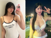 Bạn trẻ - Cuộc sống - Hot girl chuộng diện áo khoét cổ sâu, vòng 1 đẹp hút mắt