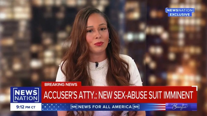 Luật sư Ariel Mitchell-Kidd nói đã được mời mua video nhạy cảm của Diddy với một ngôi sao nổi tiếng. Ảnh: News Nation