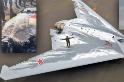 Rộ tin Nga tự bắn rơi UAV hạng nặng chuyên bay cùng tiêm kích tàng hình Su-57 trên bầu trời Ukraine