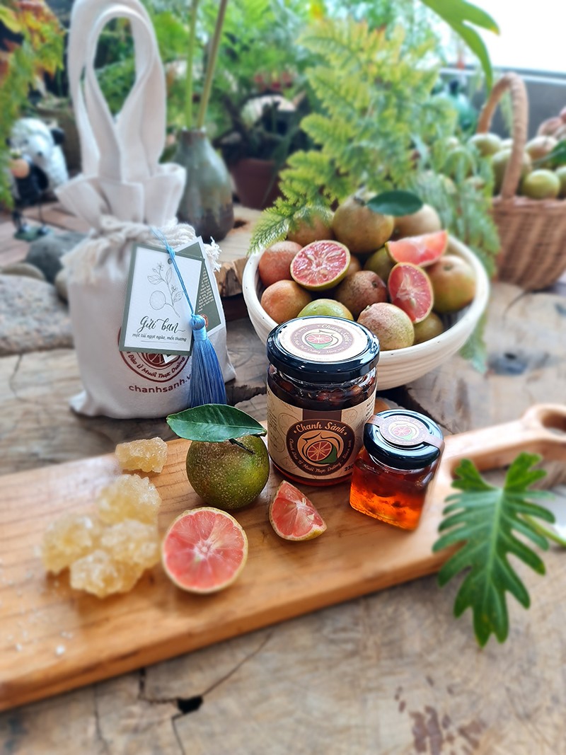 Các nguyên liệu để tạo nên sản phẩm Chanh Sành