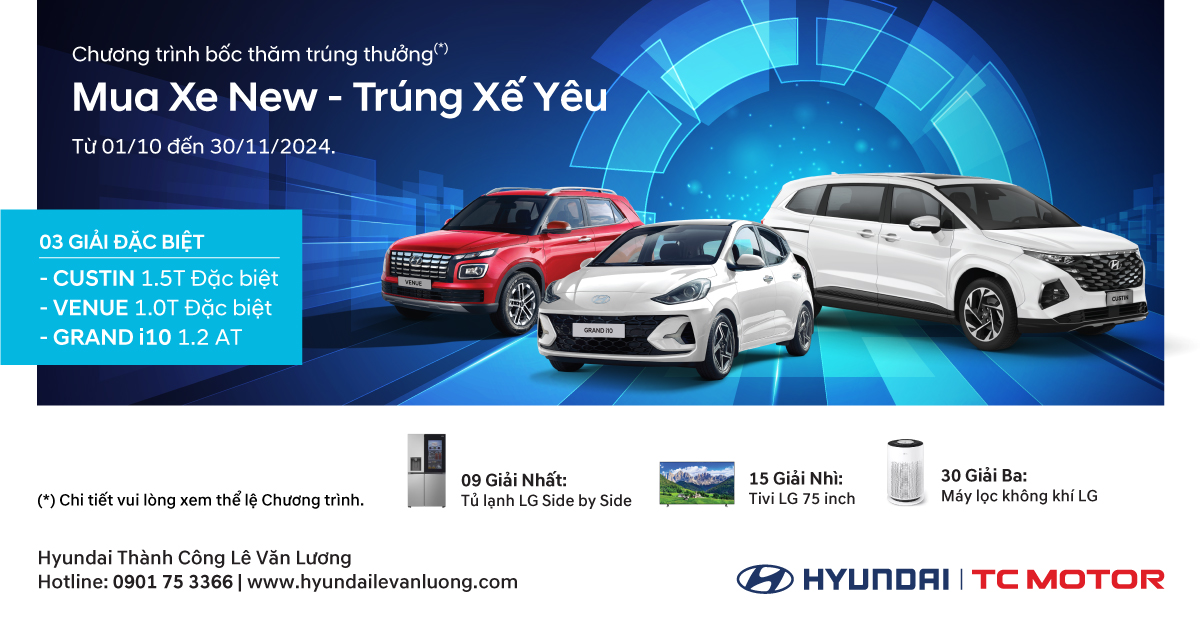 Mua xe -Trúng xe cùng Hyundai Lê Văn Lương - 1