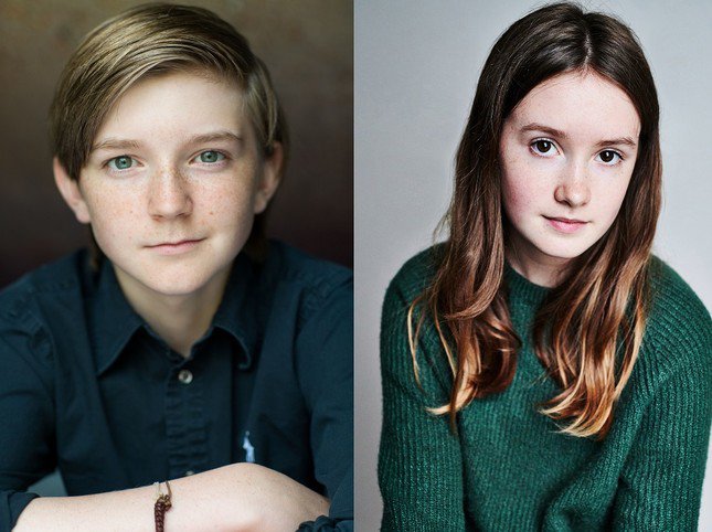 The two child actors are said to be the TV version's Ron and Hermione.