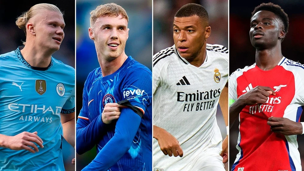 Đội hình đắt giá nhất thế giới gọi tên Real Madrid. ẢNH: MIRROR