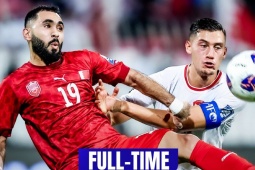 Bóng đá - Trực tiếp bóng đá Bahrain - Indonesia: Chủ nhà gỡ hòa vào phút bù giờ (Vòng loại World Cup) (Hết giờ)