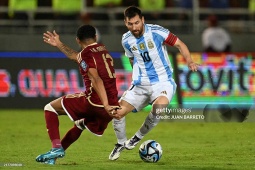 Video bóng đá Venezuela - Argentina: Messi nỗ lực, kết quả ngỡ ngàng (Vòng loại World Cup)