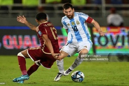 Video bóng đá Venezuela - Argentina: Messi nỗ lực, kết quả ngỡ ngàng (Vòng loại World Cup)