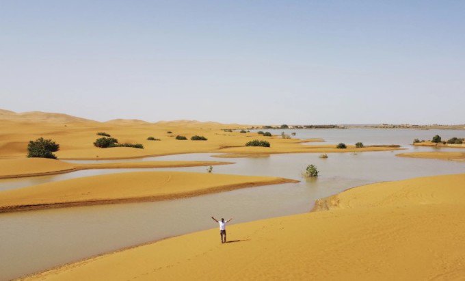 Sa mạc Sahara ngập trong biển nước - 5