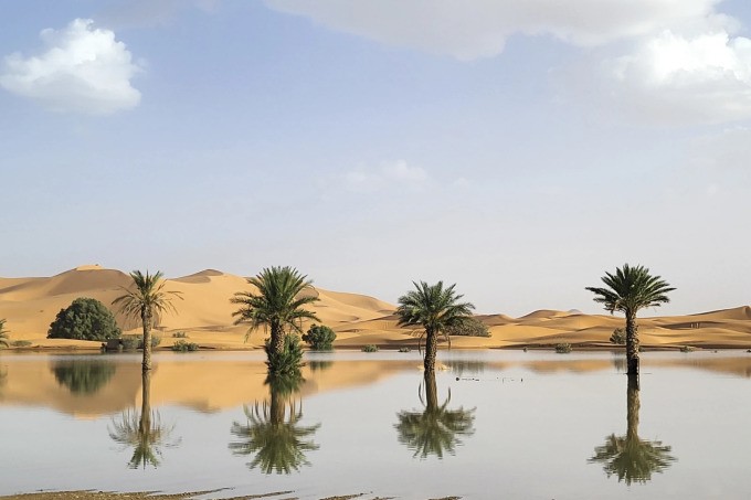 Sa mạc Sahara ngập trong biển nước - 7