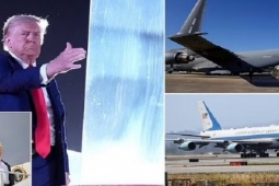 Phản ứng của ông Biden khi ông Trump yêu cầu được cấp máy bay quân sự