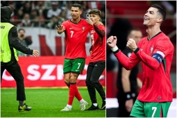 Bóng đá - Siêu sao Ronaldo cán mốc 906 bàn thắng, &quot;đốn tim&quot; fan với hành động đẹp