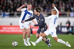 Video bóng đá Phần Lan - Anh: Siêu phẩm sút phạt, 4 bàn mãn nhãn (Nations League)