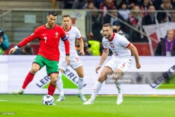 Trực tiếp bóng đá Ba Lan - Bồ Đào Nha: Phản lưới ấn định (Nations League) (Hết giờ)