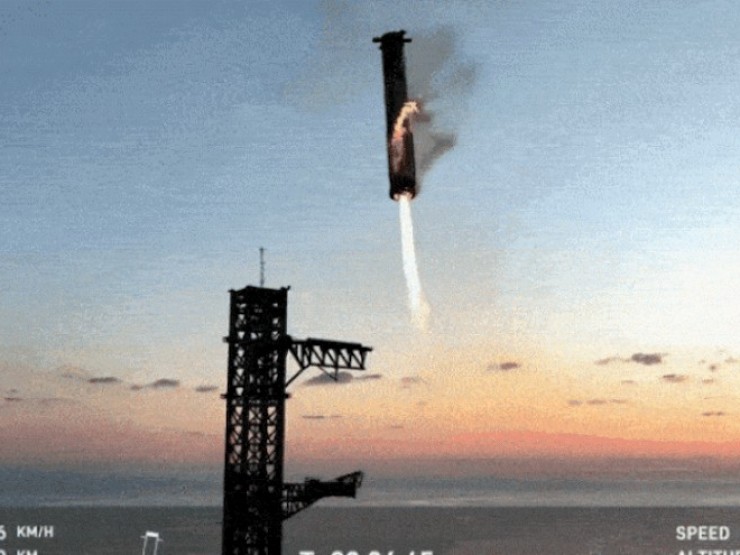 Đũa 'gắp' tên lửa mạnh nhất của SpaceX trở lại bệ phóng thế nào?