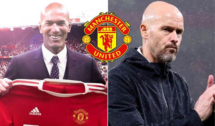 Rộ tin HLV Zidane thay Ten Hag dẫn dắt MU