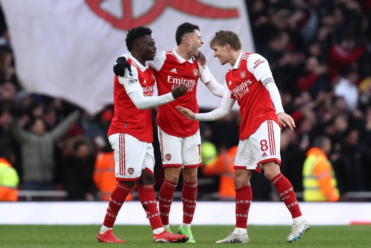 Arsenal có thể thiếu cả bộ ba tấn công Saka - Martinelli - Odegaard vào cuối tuần này