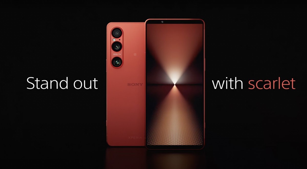 Sony Xperia 1 VI new Scarlet red version.