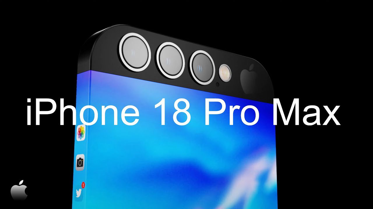 Ảnh concept iPhone 18 Pro Max.