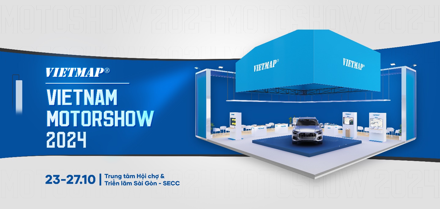 Gian Hàng Vietmap tại sự kiện Vietnam Motorshow sẽ trưng bày và áp dụng ưu đãi Đặt cọc SpeedMap M2.