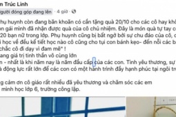 Giáo dục - du học - Phụ huynh bất ngờ món quà cô giáo tặng con gái nhân ngày 20-10