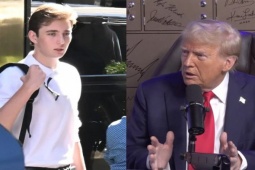 Ông Trump: 'Barron chưa bao giờ có bạn gái'
