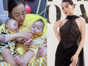 Làm đẹp - Bí quyết lấy lại vóc dáng sau 5 tháng sinh đôi của diễn viên Phương Oanh