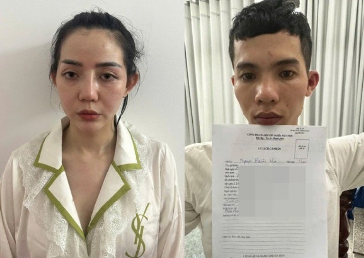 &nbsp;Trần Thị Kim Hiếu và Nguyễn Hoàng Kha&nbsp;(ảnh CA)