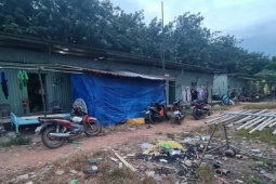 Án mạng trước phòng trọ ở thị xã Chơn Thành