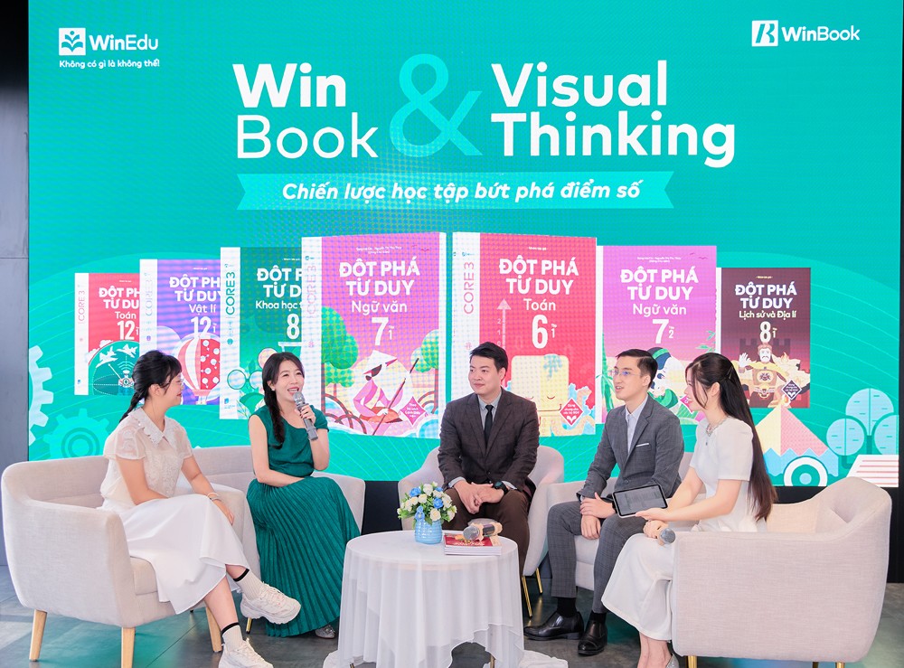 MC/ BTV Diệp Chi chia sẻ về thương hiệu WinBook trong sự kiện ra mắt sách