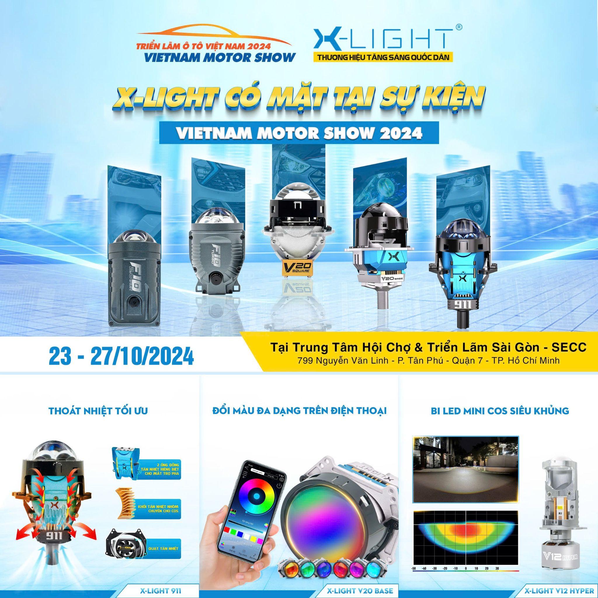 X-Light - thương hiệu tăng sáng “quốc dân” lần đầu tham gia Vietnam Motor Show 2024 cùng 365Group - 1