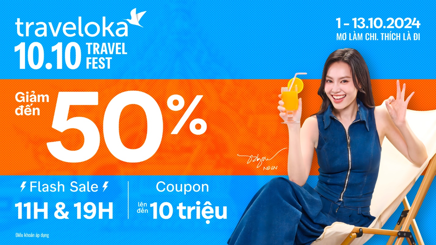 Traveloka 10.10: Tìm kiếm kỳ nghỉ cuối năm tăng vọt 127% - 1