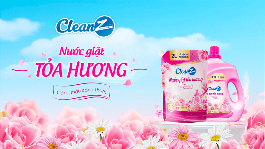 Aikomi đã ra mắt sản phẩm Nước Giặt Toả Hương CleanZ với nhiều ưu điểm vượt trội.