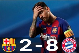 Bóng đá - Đại chiến Barcelona - Bayern: Kinh hoàng tỷ số 2-8, ngày đen tối của Messi