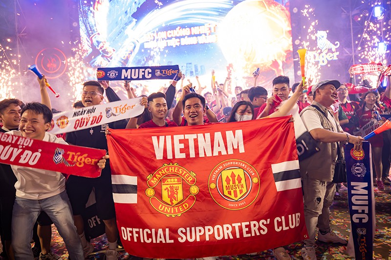 Tiger Beer đồng hành cùng niềm vui của các cổ động viên đội bóng Manchester United