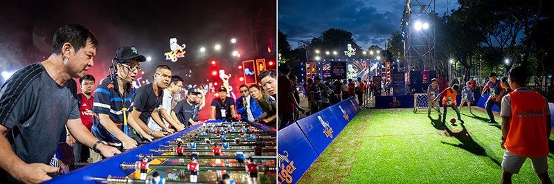 Khán giả hào hứng tham gia thi đấu trong chuỗi hoạt động thú vị trong sự kiện