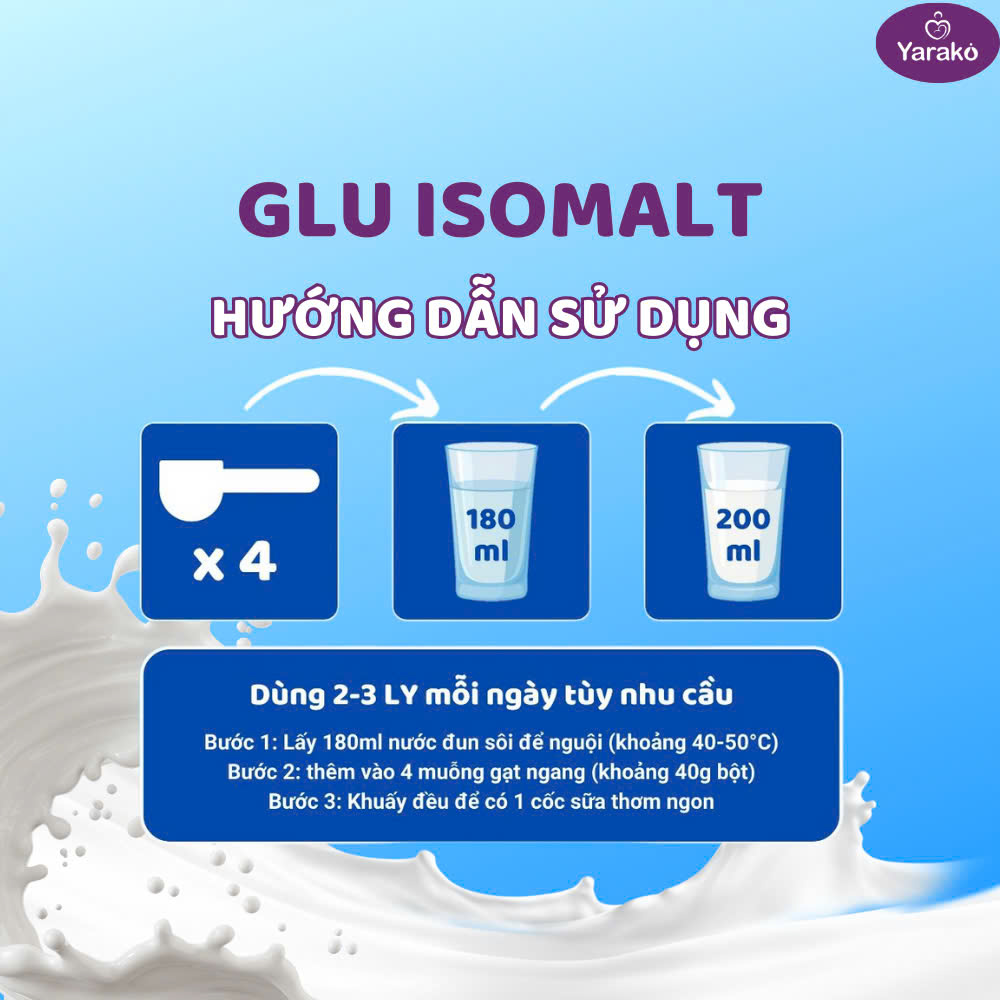Sữa Yarako Glu Isomalt – Nguồn “dinh dưỡng vàng” cho sức khỏe - 3