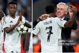 Bóng đá - Vinicius lập hat-trick giúp Real ngược dòng, Ancelotti muốn trao luôn Quả bóng vàng