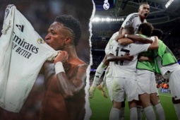 Bóng đá - Real Madrid dè chừng hiệp 1 thót tim, Mbappe làm nền để Vinicius tỏa sáng (Clip 1 phút)