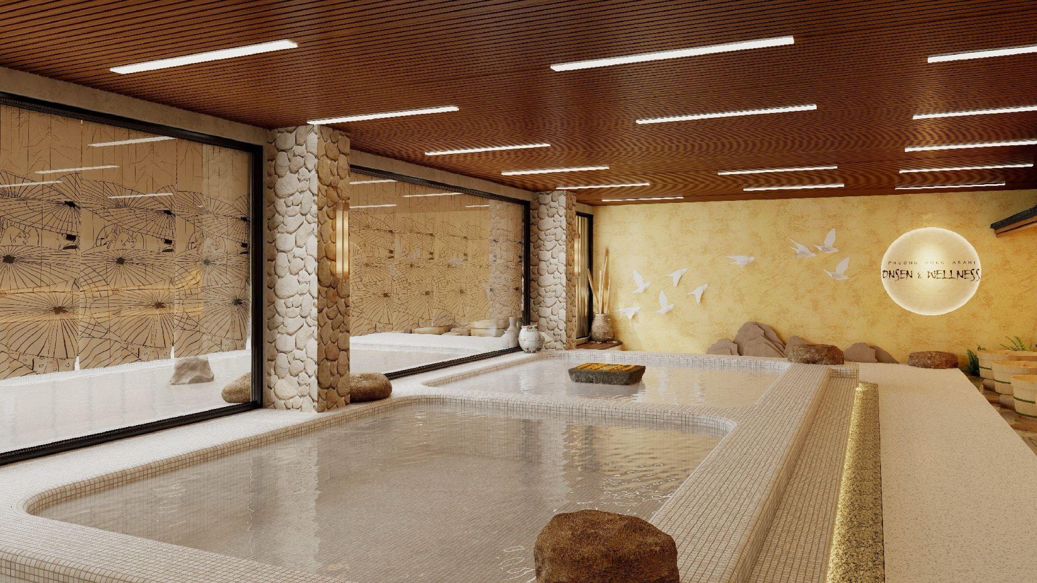 Dưỡng lão đầu tiên tại Việt Nam sở hữu khu tắm khoáng nóng Onsen chuẩn Nhật