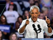Thế giới - VIDEO: Cựu Tổng thống Obama ‘bắn rap’ khi vận động cho bà Harris