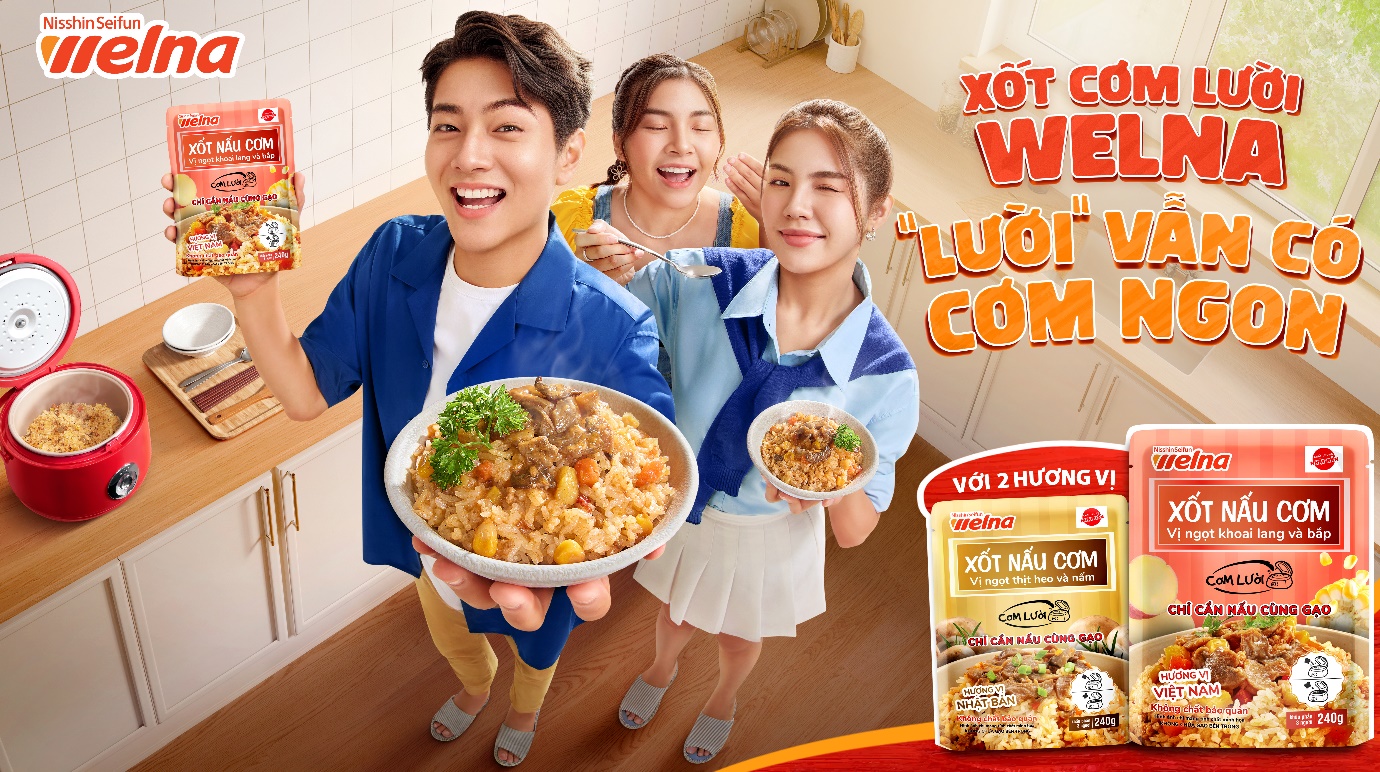 Trổ tài bữa ngon nhanh gọn với món 'cơm lười' chuẩn Nisshin Seifun Welna