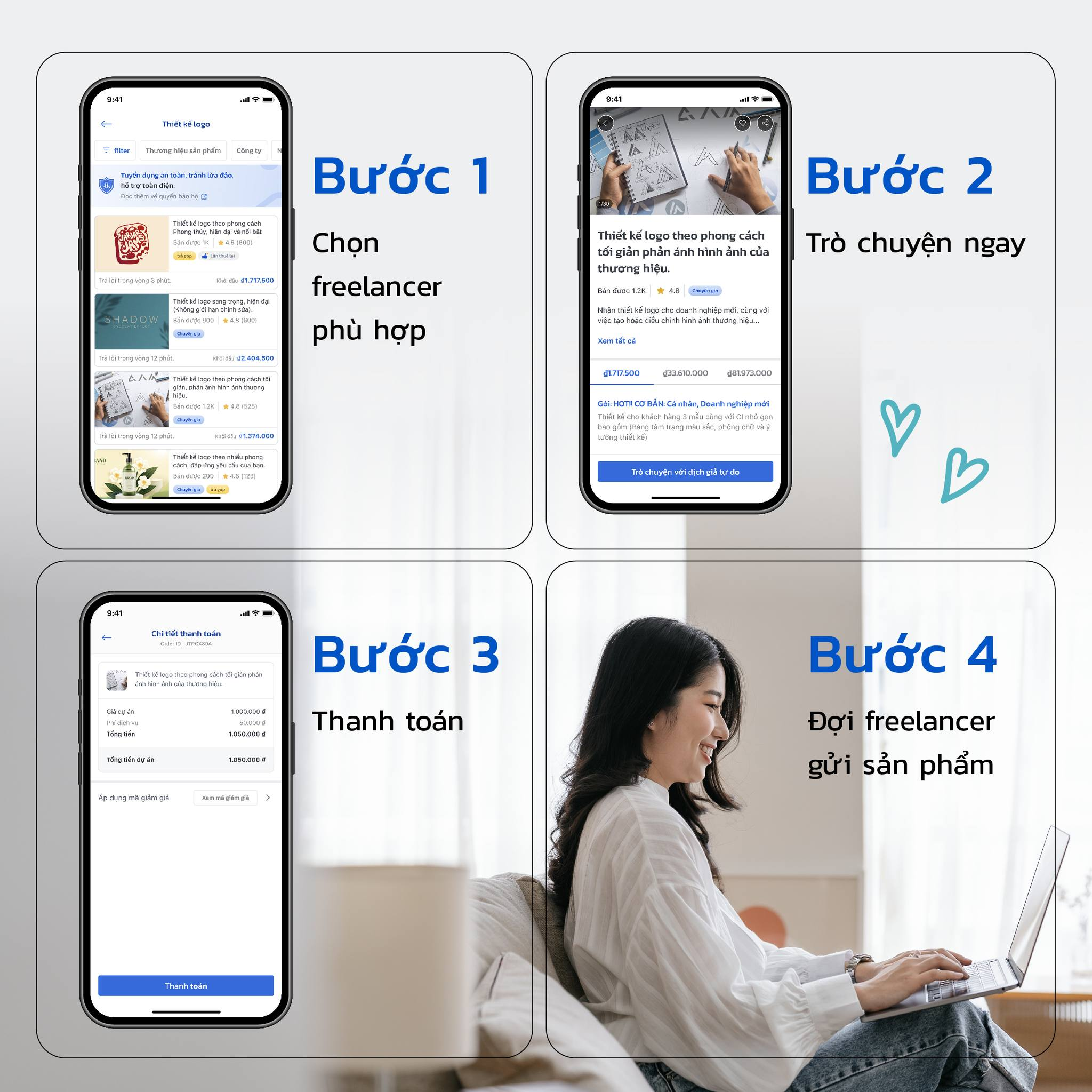 Cách doanh nghiệp tìm kiếm freelancer phù hợp với nhu cầu công việc.