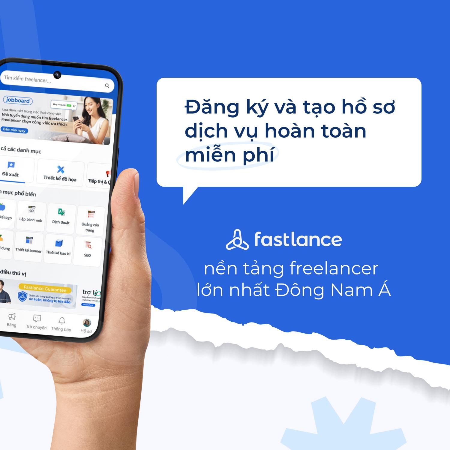 Fastlance - nền tảng kết nối freelancer chất lượng với doanh nghiệp.