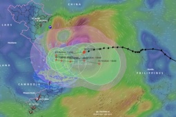 Tin tức trong ngày - Bão Trà Mi tiến gần đất liền, gió giật cấp 14