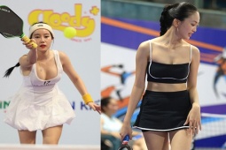 Dàn người đẹp pickleball ăn mặc nóng bỏng, làm sôi động giải đấu ở TP.HCM