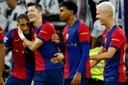 Bóng đá - Cỗ máy Barcelona càn quét sân cỏ châu Âu, &quot;ông già&quot; Lewandowski đe dọa Haaland - Mbappe (Clip 1 phút)